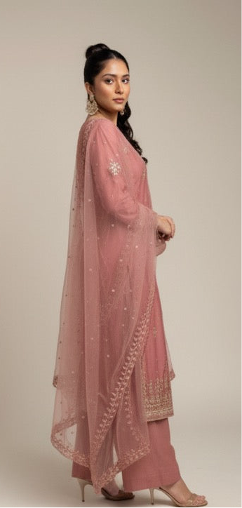 Festive wear fully stiched T Fully Stitched Ready to Wear Set