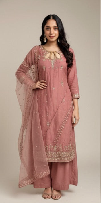 Festive wear fully stiched T Fully Stitched Ready to Wear Set