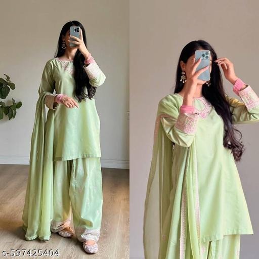 Glamorous Grace: Festive Attire Unveiled