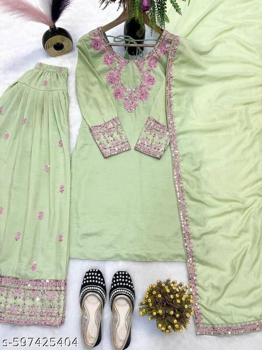 Glamorous Grace: Festive Attire Unveiled